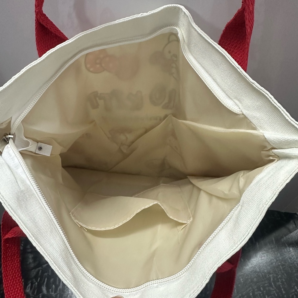 Hello Kitty Tote Bag with Red Handles - Picture 4 of 4